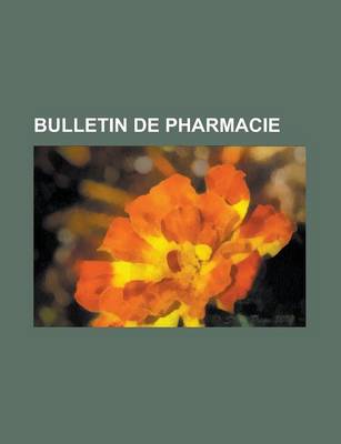 Book cover for Bulletin de Pharmacie