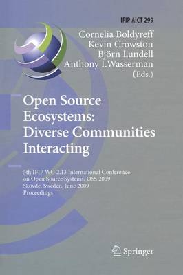 Cover of Open Source Ecosystems: Diverse Communities Interacting