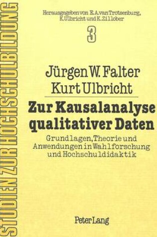 Cover of Zur Kausalanalyse Qualitativer Daten