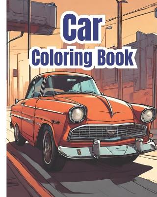 Book cover for Car Coloring Book