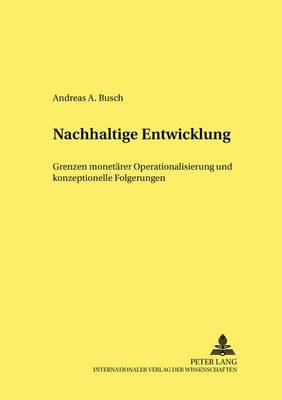 Cover of Nachhaltige Entwicklung