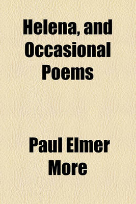 Book cover for Helena, and Occasional Poems