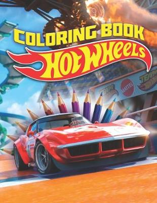 Book cover for Hot Wheels Coloring Book