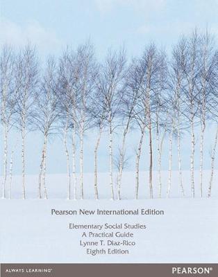 Book cover for Elementary Social Studies Pearson New International Edition, plus MyEducationLab without eText