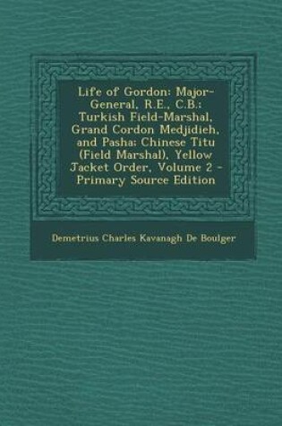 Cover of Life of Gordon