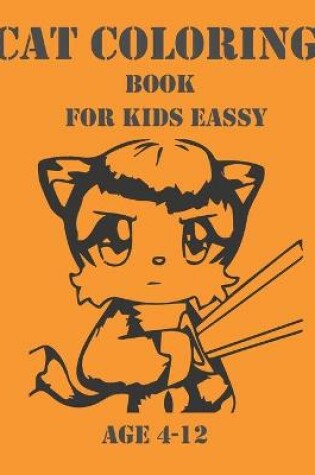 Cover of Cat Coloring Book For Kids Eassy