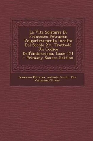 Cover of La Vita Solitaria Di Francesco Petrarca