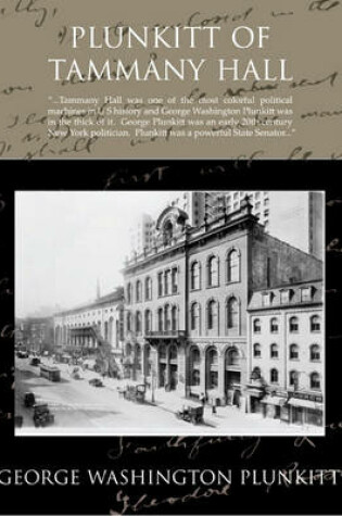 Cover of Plunkitt of Tammany Hall (eBook)