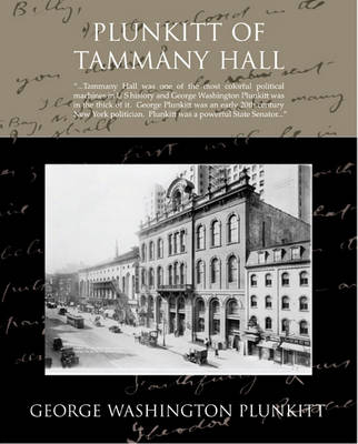 Book cover for Plunkitt of Tammany Hall (eBook)