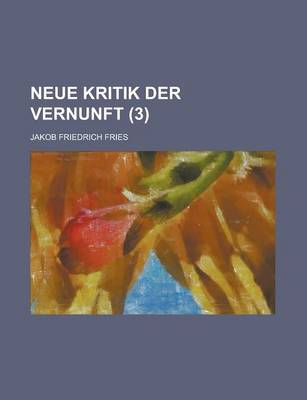 Book cover for Neue Kritik Der Vernunft (3)