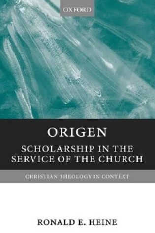 Cover of Origen