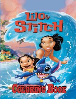 Book cover for Lilo & Stitch Coloring Book