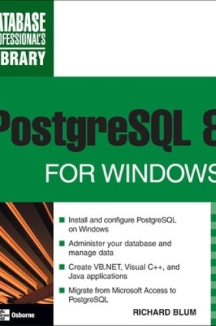 Cover of PostgreSQL 8 for Windows