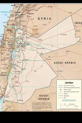 Book cover for A Physiography Map of the Middle Eastern Nation, Jordan