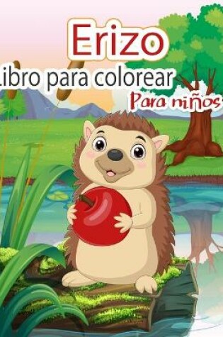 Cover of Erizo Libro para colorear Para ninos