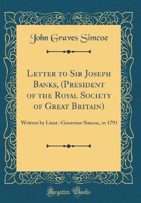 Book cover for Letter to Sir Joseph Banks, (President of the Royal Society of Great Britain)
