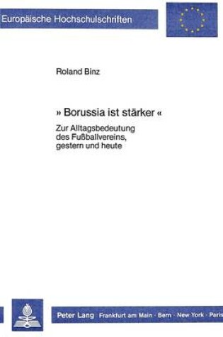 Cover of -Borussia Ist Staerker-