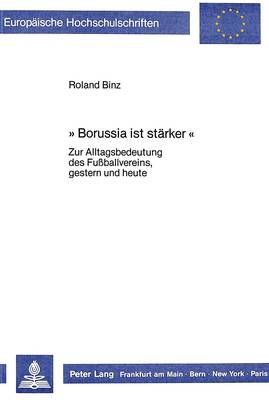 Book cover for -Borussia Ist Staerker-