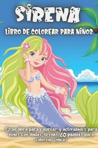 Cover of Sirena Libro De Colorear Para Ni�os