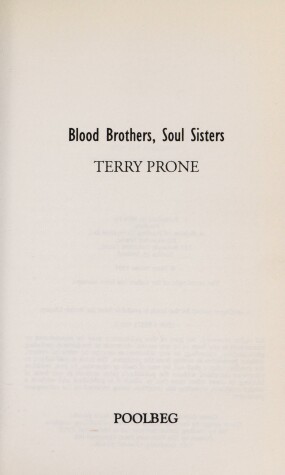 Book cover for Blood Brothers, Soul Sisters