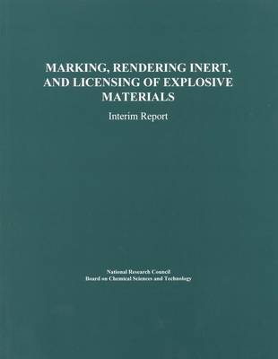 Book cover for Marking, Rendering Inert, and Licensing of Explosive Materials