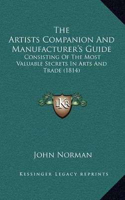 Book cover for The Artists Companion and Manufacturer's Guide