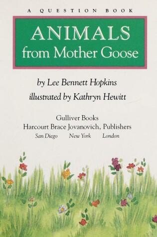 Cover of Animals from Mother Goose