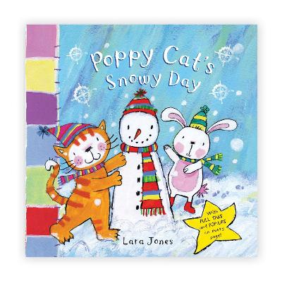 Book cover for Poppy Cat's Snowy Day