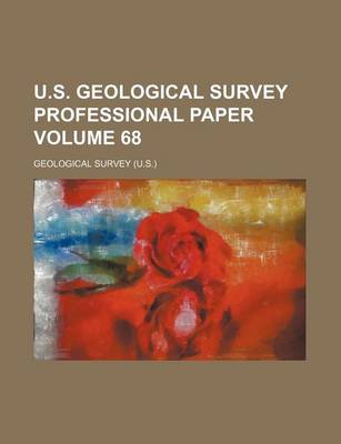 Book cover for U.S. Geological Survey Professional Paper Volume 68