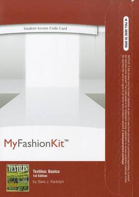 Book cover for MyFashionKit -- Access Card -- for Textiles