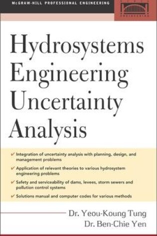 Cover of Hydrosystems Engineering Uncertainty Analysis