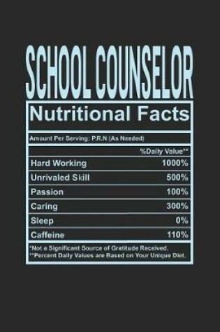 Cover of School Counselor Nutritional Facts