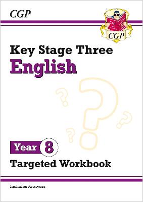 Book cover for KS3 English Year 8 Targeted Workbook (with answers)
