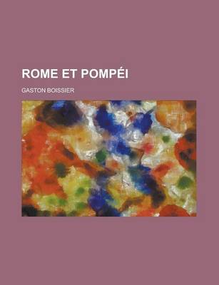 Book cover for Rome Et Pompei