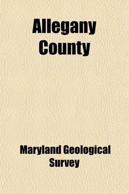 Book cover for Allegany County Volume 1