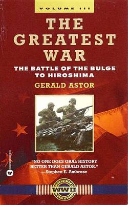 Book cover for The Greatest War - Volume III