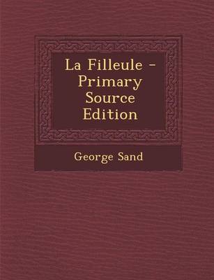 Book cover for La Filleule - Primary Source Edition