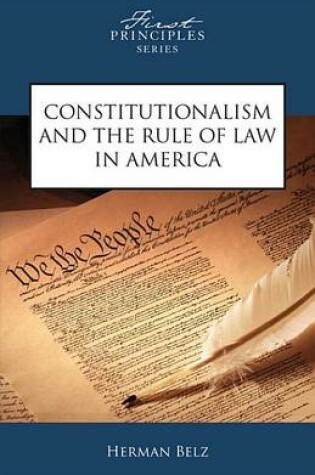 Cover of Constitutionalism and the Rule of Law in America