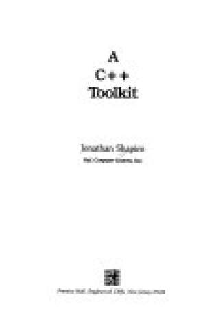 Cover of A C++ Tool Kit