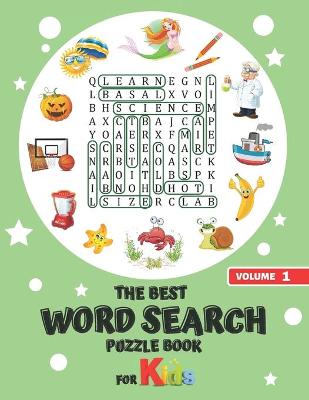 Book cover for The best Word Search puzzle book for Kids