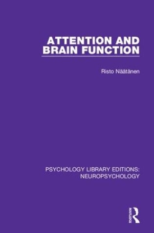 Cover of Attention and Brain Function