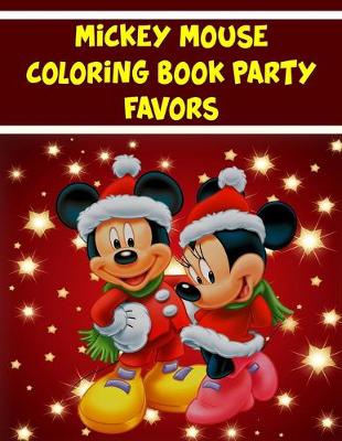 Book cover for Mickey Mouse Coloring Book Party Favors