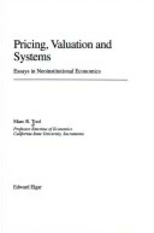 Cover of PRICING, VALUATION AND SYSTEMS