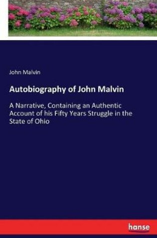 Cover of Autobiography of John Malvin