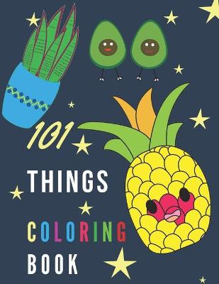 Book cover for 101 Things Coloring Book