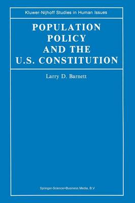 Book cover for Population Policy and the U.S. Constitution