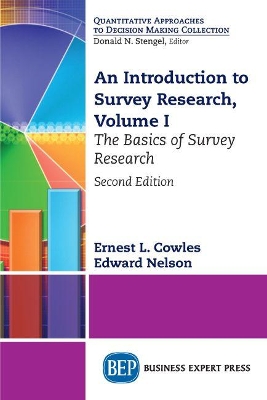 Book cover for An Introduction to Survey Research, Volume I