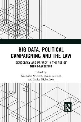 Cover of Big Data, Political Campaigning and the Law