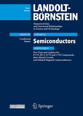 Cover of New Data and Updates for I-VII, III-V and II-VI Compounds