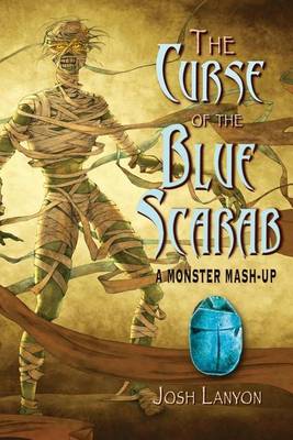 Book cover for The Curse of the Blue Scarab